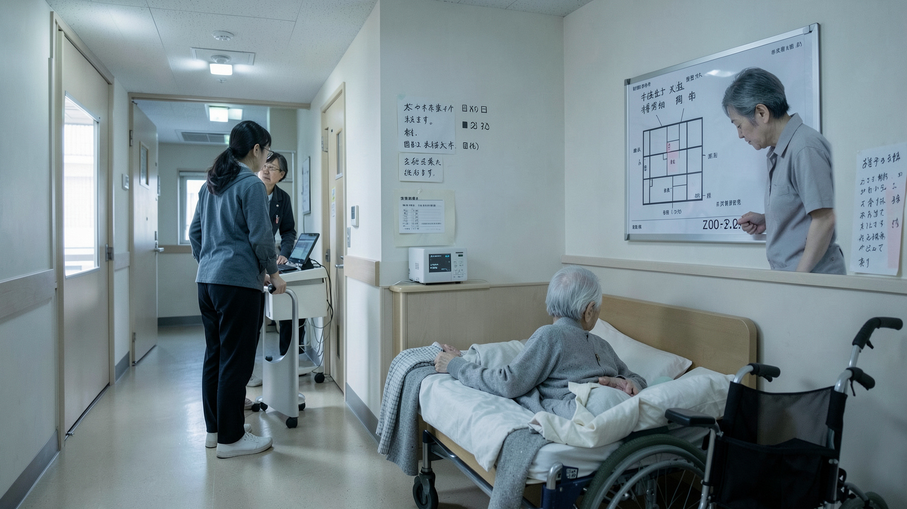 AIカメラの離床・転倒検知が変える介護現場の夜間見守りと導入判断、費用対効果